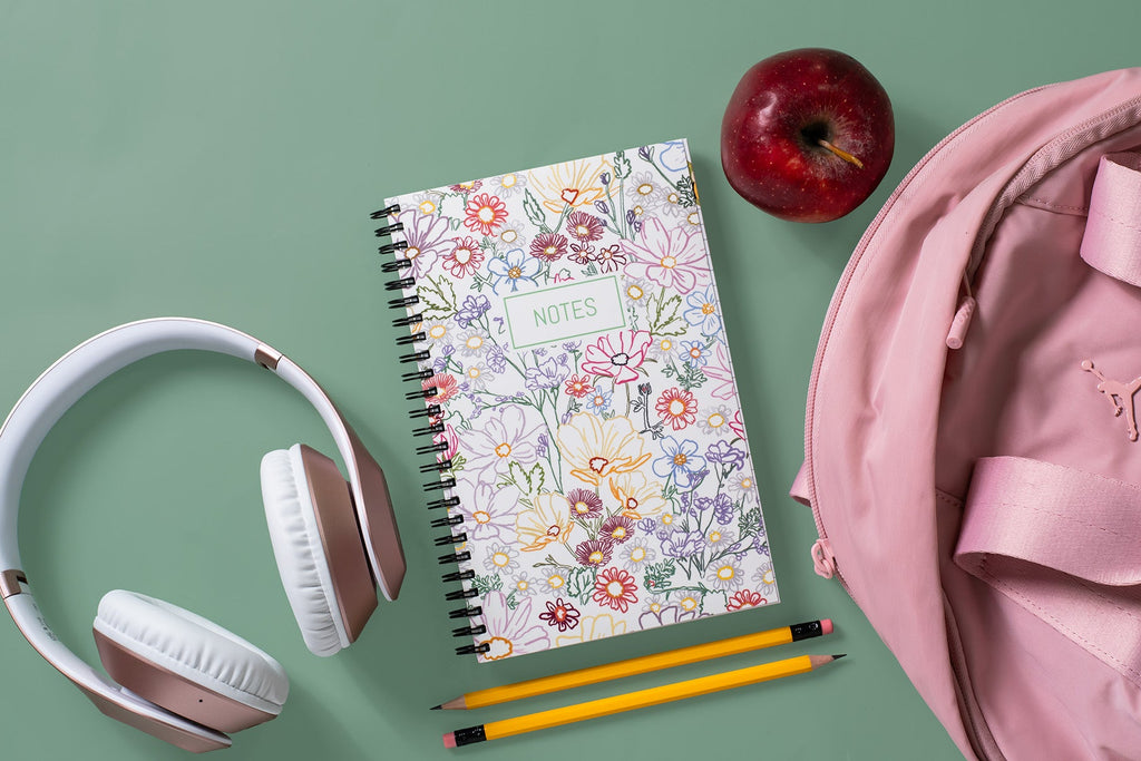 Rainbow Floral Notebook