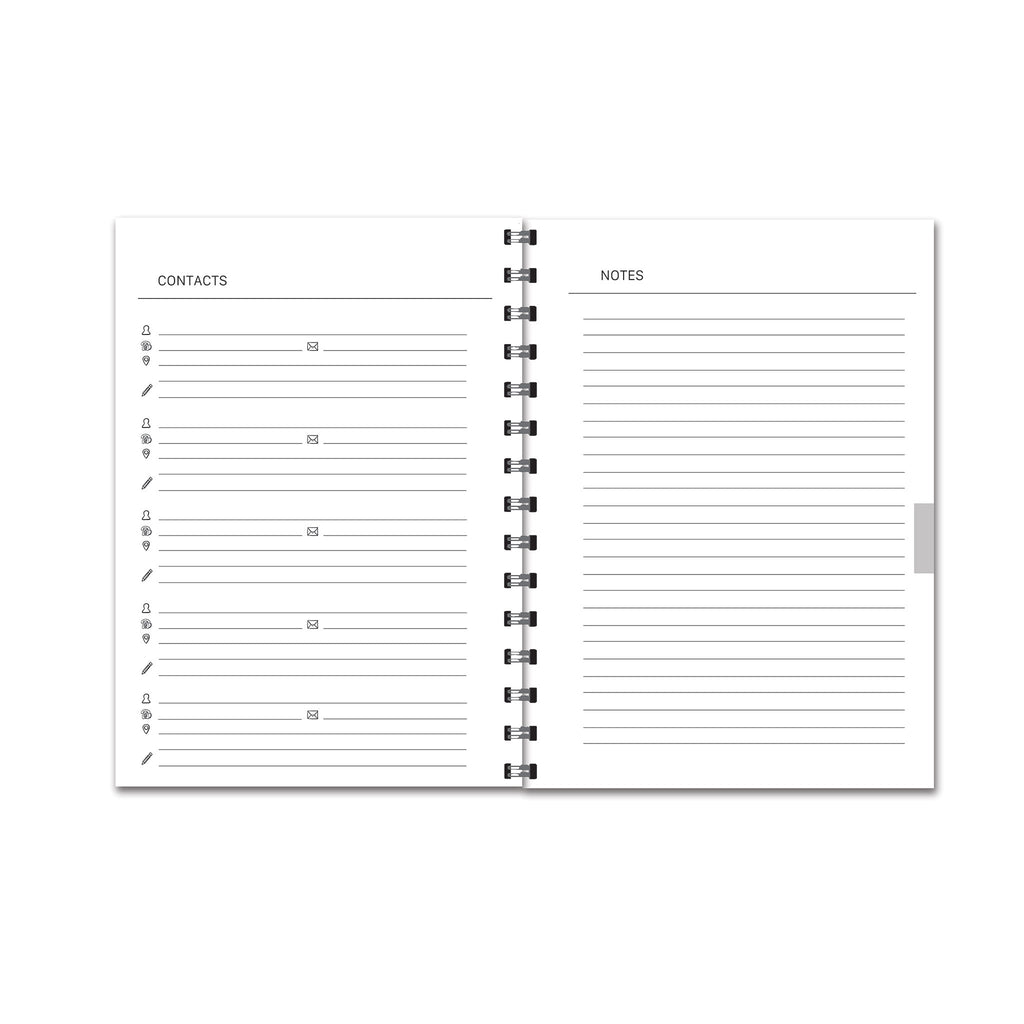 Golden Sunflower 12 Month Undated Planner