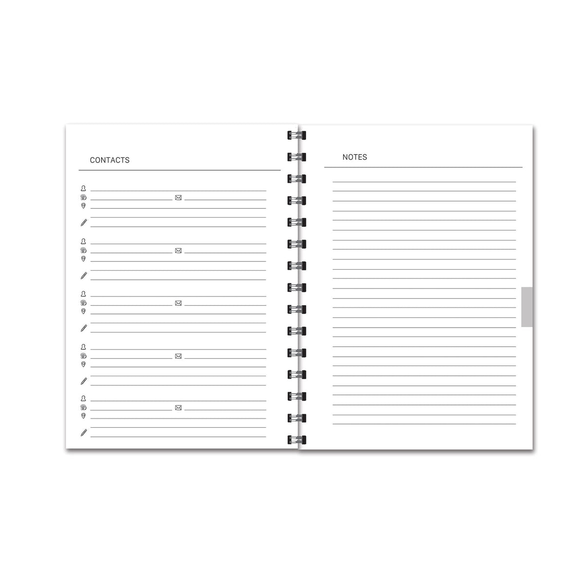 Golden Sunflower 12 Month Undated Planner